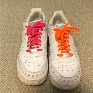 Nike Air Force 1 with star studs